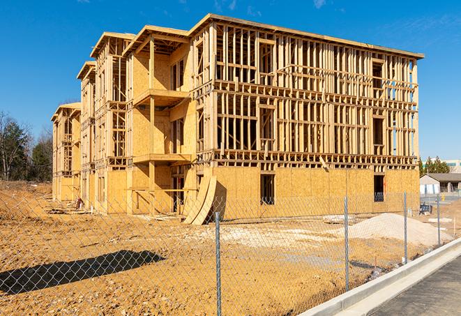 a long-lasting temporary fence helping to keep construction zones safe in Inkster